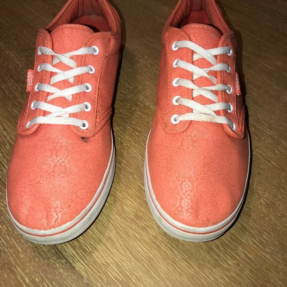Vans Coral Shimmer SIZE 9, EXCELLENT CONDITION - Picture 7 of 8